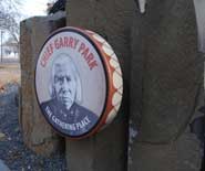 Chief Garry Park Sign in Spokane