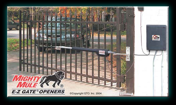 Ornamental Gate and Fence services GTO Mighty Mule Gate operators